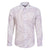 White Sunday Lotu Tamaiti Family Matching Off The Shoulder Long Sleeve Dress and Hawaiian Shirt Polynesian Wave Pastel Mauve - Polynesian Pride