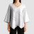 White Sunday Lotu Tamaiti Kimono Sleeve Blouse Polynesian Wave Pastel Mauve - Polynesian Pride