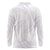 White Sunday Lotu Tamaiti Long Sleeve Polo Shirt Polynesian Wave Pastel Mauve - Polynesian Pride