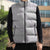 White Sunday Lotu Tamaiti Sleeveless Puffer Jacket Polynesian Wave Pastel Mauve - Polynesian Pride