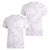 White Sunday Lotu Tamaiti Women V-Neck T-Shirt Polynesian Wave Pastel Mauve - Polynesian Pride