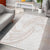 White Sunday Lotu Tamaiti Area Rug Polynesian Wave Pastel Nude - Polynesian Pride