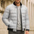 White Sunday Lotu Tamaiti Bomber Puffer Jacket Polynesian Wave Pastel Nude - Polynesian Pride