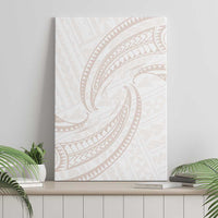 White Sunday Lotu Tamaiti Canvas Wall Art Polynesian Wave Pastel Nude - Polynesian Pride