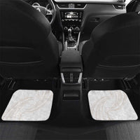 White Sunday Lotu Tamaiti Car Mats Polynesian Wave Pastel Nude - Polynesian Pride