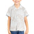White Sunday Lotu Tamaiti Family Matching Off Shoulder Short Dress and Hawaiian Shirt Polynesian Wave Pastel Nude - Polynesian Pride