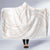 White Sunday Lotu Tamaiti Hooded Blanket Polynesian Wave Pastel Nude - Polynesian Pride