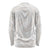 White Sunday Lotu Tamaiti Long Sleeve Shirt Polynesian Wave Pastel Nude - Polynesian Pride