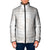 White Sunday Lotu Tamaiti Padded Jacket Polynesian Wave Pastel Nude - Polynesian Pride