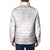 White Sunday Lotu Tamaiti Padded Jacket Polynesian Wave Pastel Nude - Polynesian Pride