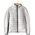 White Sunday Lotu Tamaiti Padded Jacket Polynesian Wave Pastel Nude - Polynesian Pride