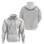 White Sunday Lotu Tamaiti Zip Hoodie Polynesian Wave Pastel Nude - Polynesian Pride
