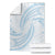 White Sunday Lotu Tamaiti Blanket Polynesian Wave Pastel Sky Blue - Polynesian Pride