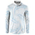 White Sunday Lotu Tamaiti Button Sweatshirt Polynesian Wave Pastel Sky Blue - Polynesian Pride