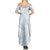 White Sunday Lotu Tamaiti Family Matching Summer Maxi Dress and Hawaiian Shirt Polynesian Wave Pastel Sky Blue - Polynesian Pride
