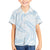 White Sunday Lotu Tamaiti Family Matching Summer Maxi Dress and Hawaiian Shirt Polynesian Wave Pastel Sky Blue - Polynesian Pride
