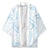 White Sunday Lotu Tamaiti Kimono Polynesian Wave Pastel Sky Blue - Polynesian Pride