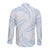 White Sunday Lotu Tamaiti Long Sleeve Button Shirt Polynesian Wave Pastel Sky Blue - Polynesian Pride