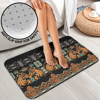 Black Batik Papua-inspired Pattern Bathroom Set - Polynesian Pride