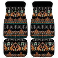 Black Batik Papua-inspired Pattern Car Mats - Polynesian Pride