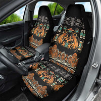 Black Batik Papua-inspired Pattern Car Seat Cover - Polynesian Pride