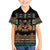 Black Batik Papua-inspired Pattern Family Matching Off The Shoulder Long Sleeve Dress and Hawaiian Shirt - Polynesian Pride