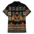 Black Batik Papua-inspired Pattern Family Matching Summer Maxi Dress and Hawaiian Shirt - Polynesian Pride
