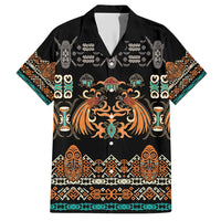 Black Batik Papua-inspired Pattern Hawaiian Shirt - Polynesian Pride