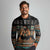 Black Batik Papua-inspired Pattern Long Sleeve Polo Shirt - Polynesian Pride