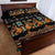 Black Batik Papua-inspired Pattern Quilt Bed Set - Polynesian Pride