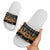 Black Batik Papua-inspired Pattern Slide Sandals - Polynesian Pride
