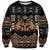 Black Batik Papua-inspired Pattern Sweatshirt - Polynesian Pride