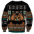 Black Batik Papua-inspired Pattern Sweatshirt - Polynesian Pride