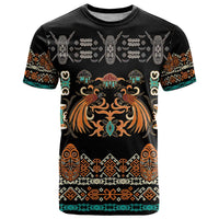 Black Batik Papua-inspired Pattern T Shirt - Polynesian Pride