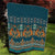 Dark Cyan Blue Batik Papua-inspired Pattern Quilt - Polynesian Pride