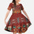 Oxblood Batik Papua-inspired Pattern Family Matching Summer Maxi Dress and Hawaiian Shirt - Polynesian Pride