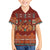 Oxblood Batik Papua-inspired Pattern Family Matching Summer Maxi Dress and Hawaiian Shirt - Polynesian Pride