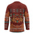 Oxblood Batik Papua-inspired Pattern Hockey Jersey - Polynesian Pride