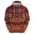 Oxblood Batik Papua-inspired Pattern Hoodie - Polynesian Pride