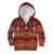 Oxblood Batik Papua-inspired Pattern Kid Hoodie - Polynesian Pride
