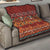 Oxblood Batik Papua-inspired Pattern Quilt - Polynesian Pride