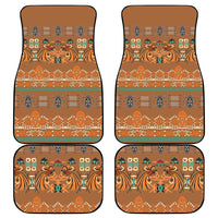 Terracotta Batik Papua-inspired Pattern Car Mats - Polynesian Pride