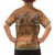 Terracotta Batik Papua-inspired Pattern Family Matching Summer Maxi Dress and Hawaiian Shirt - Polynesian Pride