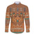 Terracotta Batik Papua-inspired Pattern Family Matching Summer Maxi Dress and Hawaiian Shirt - Polynesian Pride
