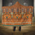 Terracotta Batik Papua-inspired Pattern Hooded Blanket - Polynesian Pride