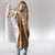 Terracotta Batik Papua-inspired Pattern Hooded Blanket - Polynesian Pride
