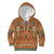 Terracotta Batik Papua-inspired Pattern Kid Hoodie - Polynesian Pride