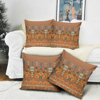 Terracotta Batik Papua-inspired Pattern Pillow Cover - Polynesian Pride