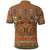 Terracotta Batik Papua-inspired Pattern Polo Shirt - Polynesian Pride