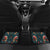 Dark Cyan Blue Bird of Batik Papua Car Mats Exotic Natural Wealth of Papua - Polynesian Pride